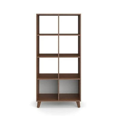 Cheap 🎉 66" High Modern Cube Bookcase - HON BASYX Walnut 🎁 3 Cheap 🎉 66" High Modern Cube Bookcase - HON BASYX Walnut 🎁