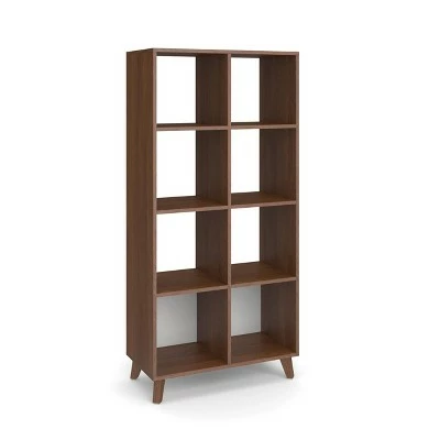 Cheap 🎉 66" High Modern Cube Bookcase - HON BASYX Walnut 🎁 8 Cheap 🎉 66" High Modern Cube Bookcase - HON BASYX Walnut 🎁 - Image 6