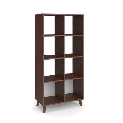 Cheap 🎉 66" High Modern Cube Bookcase - HON BASYX Walnut 🎁 9 Cheap 🎉 66" High Modern Cube Bookcase - HON BASYX Walnut 🎁 - Image 7