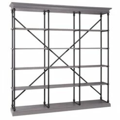 Best Sale ✔️ 84" Belvidere 5 Shelf Wide Bookshelf - Inspire Q Ivory White 🛒 -Bookshelves And Bookcases store unnamed file 5426