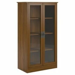 Top 10 ✨ 53" Auburn Hill Bookcase with Glass Doors Room & Joy Brown 🔔 -Bookshelves And Bookcases store unnamed file 5438