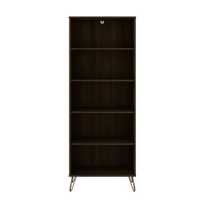 Deals ✔️ Rockefeller 5 Shelf Bookcase - Manhattan Comfort Tatiana Midnight Blue ❤️ 12 Deals ✔️ Rockefeller 5 Shelf Bookcase - Manhattan Comfort Tatiana Midnight Blue ❤️ - Image 10