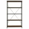 Flash Sale 🎉 72" Webster 4 Shelf Mixed Media Bookshelf Black - Inspire Q 😀 -Bookshelves And Bookcases store unnamed file 5477