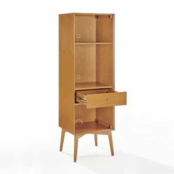 Best Sale 😉 68" Landon Record Storage Bookcase Brown - Crosley 🧨 -Bookshelves And Bookcases store unnamed file 5501
