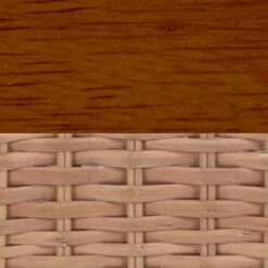 Best Pirce ⭐ 67" Flip Flop Square Folding Bookcase with Wicker Storage Baskets - Regency Oak/natural ✔️ -Bookshelves And Bookcases store unnamed file 5540