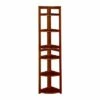 Brand new 🤩 Cakewalk High Corner Folding Bookcase - Regency Cherry 🎉 -Bookshelves And Bookcases store unnamed file 5545