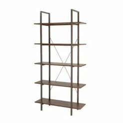 Coupon 👍 Modern Industry Metal/Wooden 5 Tier Bookcase and Shelves - Glitzhome Black 🌟 19 Coupon 👍 Modern Industry Metal/Wooden 5 Tier Bookcase and Shelves - Glitzhome Black 🌟 -Bookshelves And Bookcases store unnamed file 603