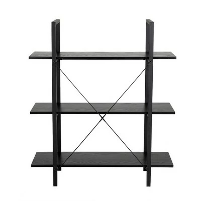 Hot Sale 🔥 Modern Industry Metal/Wooden 3 Tier Bookcase with Shelves - Glitzhome Walnut ✨ 6 Hot Sale 🔥 Modern Industry Metal/Wooden 3 Tier Bookcase with Shelves - Glitzhome Walnut ✨ - Image 4