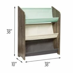 Best Pirce 🛒 Honey-Can-Do Fabric Book Rack 😉 -Bookshelves And Bookcases store unnamed file 621