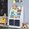 New 🔥 Kids' Bookrack with 2 Cubbies and 2 Bins - RiverRidge Home Pink 🌟 -Bookshelves And Bookcases store unnamed file 66