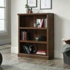 Budget ✔️ 3 Shelf Bookcase - Sauder Vintage Brown 🛒