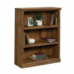 Budget ✔️ 3 Shelf Bookcase - Sauder Vintage Brown 🛒 -Bookshelves And Bookcases store unnamed file 703