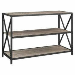 Cheap π₯° 25.62" X Frame Metal and Wood Media Bookshelf - Saracina Home Barnwood βοΈ 21 Cheap π₯° 25.62" X Frame Metal and Wood Media Bookshelf - Saracina Home Barnwood βοΈ -Bookshelves And Bookcases store unnamed file 723