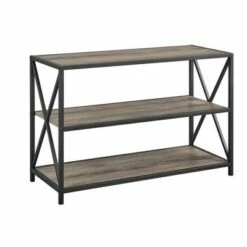 Cheap π₯° 25.62" X Frame Metal and Wood Media Bookshelf - Saracina Home Barnwood βοΈ 25 Cheap π₯° 25.62" X Frame Metal and Wood Media Bookshelf - Saracina Home Barnwood βοΈ -Bookshelves And Bookcases store unnamed file 727