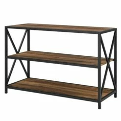 Cheap π₯° 25.62" X Frame Metal and Wood Media Bookshelf - Saracina Home Barnwood βοΈ 26 Cheap π₯° 25.62" X Frame Metal and Wood Media Bookshelf - Saracina Home Barnwood βοΈ -Bookshelves And Bookcases store unnamed file 728