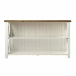 Deals 😀 Solid Wood Farmhouse Storage Console - Saracina Home Rustic Oak/black 😉 -Bookshelves And Bookcases store unnamed file 764