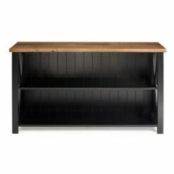 Deals 😀 Solid Wood Farmhouse Storage Console - Saracina Home Rustic Oak/black 😉 -Bookshelves And Bookcases store unnamed file 765