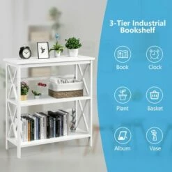 Outlet 👏 Costway 3-Tier Bookshelf Wooden Open Storage Bookcase for Home Office WhiteBlackCoffeeNatural 😍 17 Outlet 👏 Costway 3-Tier Bookshelf Wooden Open Storage Bookcase for Home Office WhiteBlackCoffeeNatural 😍 -Bookshelves And Bookcases store unnamed file 782