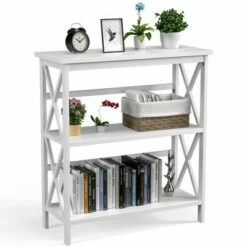 Outlet 👏 Costway 3-Tier Bookshelf Wooden Open Storage Bookcase for Home Office WhiteBlackCoffeeNatural 😍 23 Outlet 👏 Costway 3-Tier Bookshelf Wooden Open Storage Bookcase for Home Office WhiteBlackCoffeeNatural 😍 -Bookshelves And Bookcases store unnamed file 788