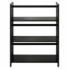Best deal ⌛ 3 Shelf X Design Folding Bookcase - Flora Home Black 🔥