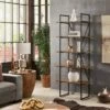 Top 10 😍 Nathyn 5 Shelf X Back Metal Post Bookshelf - Inspire Q Walnut Brown 🤩 -Bookshelves And Bookcases store unnamed file 843
