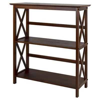 Deals β€οΈ 34" 3-Shelf Bookcase - Flora Home Walnut π 9 Deals β€οΈ 34" 3-Shelf Bookcase - Flora Home Walnut π - Image 7
