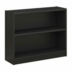 Discount 😍 Universal 2 Shelf Bookcase - Bush Furniture Rustic Gray 🧨 -Bookshelves And Bookcases store unnamed file 899