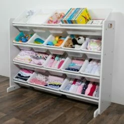 Hot Sale 🥰 Kids' Super-Size Toy Organizer White - Humble Crew 🌟 -Bookshelves And Bookcases store unnamed file 90
