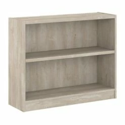 Discount 😍 Universal 2 Shelf Bookcase - Bush Furniture Rustic Gray 🧨 -Bookshelves And Bookcases store unnamed file 902