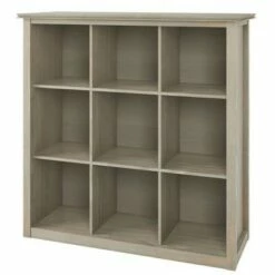 Best Pirce 👏 45"x43" Stratford 9 Cube Bookcase and Storage Unit - Wyndenhall Distressed Gray 👏 -Bookshelves And Bookcases store unnamed file 918