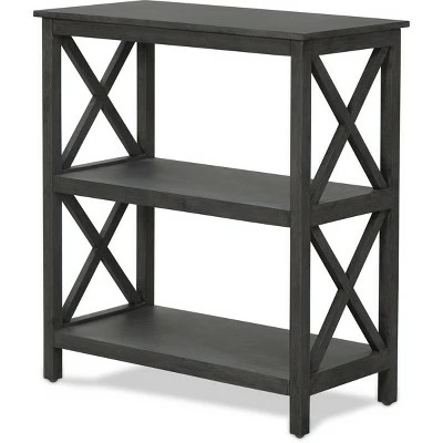 Brand new π 26.4" Thompson 2 Tier Shelf Dark Gray - ClickDecor π 4 Brand new π 26.4" Thompson 2 Tier Shelf Dark Gray - ClickDecor π - Image 2