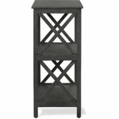 Brand new π 26.4" Thompson 2 Tier Shelf Dark Gray - ClickDecor π 9 Brand new π 26.4" Thompson 2 Tier Shelf Dark Gray - ClickDecor π -Bookshelves And Bookcases store unnamed file 922