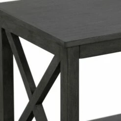 Brand new π 26.4" Thompson 2 Tier Shelf Dark Gray - ClickDecor π 11 Brand new π 26.4" Thompson 2 Tier Shelf Dark Gray - ClickDecor π -Bookshelves And Bookcases store unnamed file 924