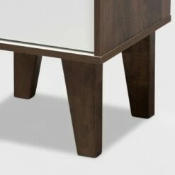 Discount ⭐ 31.22" Senja Two-Tone Finished Wood 2 Drawer Bookcase White/Walnut - Baxton Studio 🌟 11 Discount ⭐ 31.22" Senja Two-Tone Finished Wood 2 Drawer Bookcase White/Walnut - Baxton Studio 🌟 -Bookshelves And Bookcases store unnamed file 933