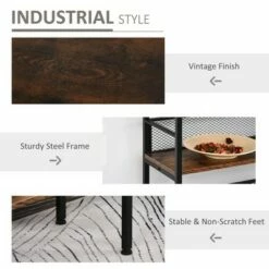Budget 🤩 HomCom 3-Tier Industrial Style Storage Metal Wooden Shelf ⭐ 15 Budget 🤩 HomCom 3-Tier Industrial Style Storage Metal Wooden Shelf ⭐ -Bookshelves And Bookcases store unnamed file 958