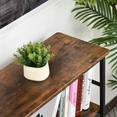 Budget 🤩 HomCom 3-Tier Industrial Style Storage Metal Wooden Shelf ⭐ 8 Budget 🤩 HomCom 3-Tier Industrial Style Storage Metal Wooden Shelf ⭐ - Image 6