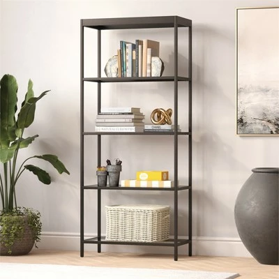 Best deal βοΈ Henn& Hart 30" Wide Black Bronze Bookcase - Henn&Hart π 6 Best deal βοΈ Henn& Hart 30" Wide Black Bronze Bookcase - Henn&Hart π - Image 4